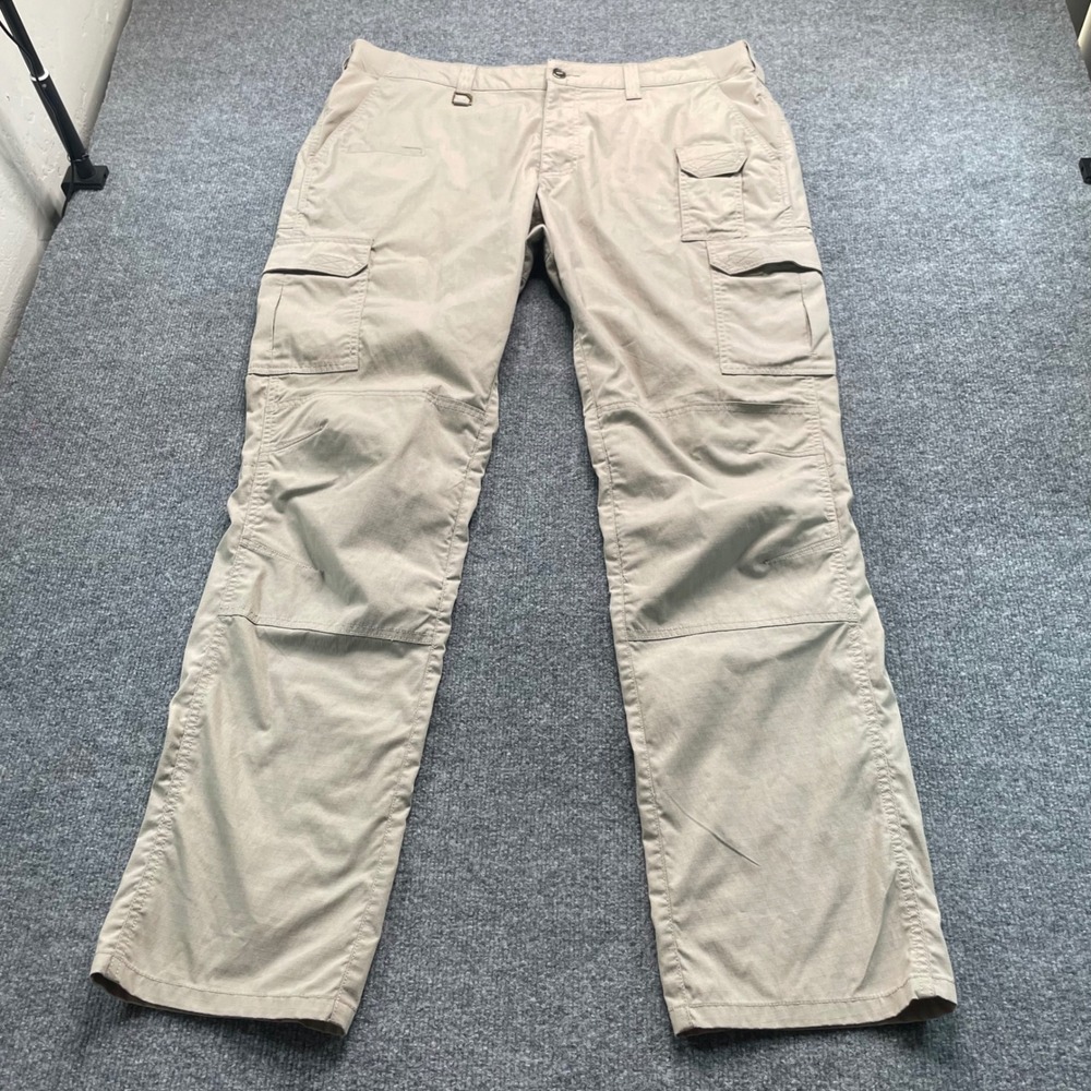5.11 Tactical Cargo Pants Mens 40x36 Khaki Stryke Flex-Tac Ripstop 74512-055